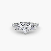 Three-Stone with Pavé Band 3
