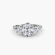 Three-Stone with Pavé Band 3