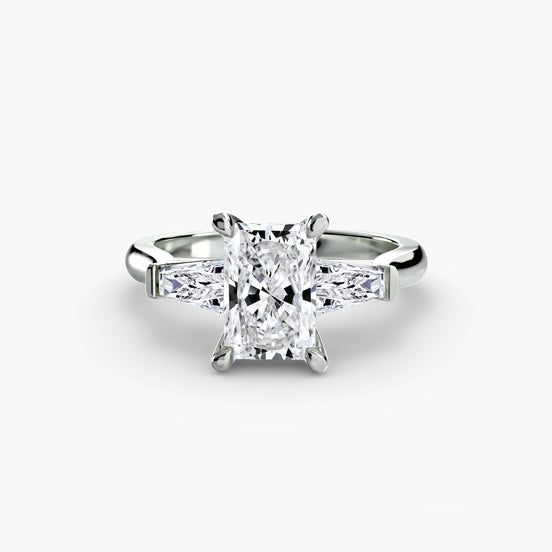 Three-Stone Ring (Baguette Side Stones) 2