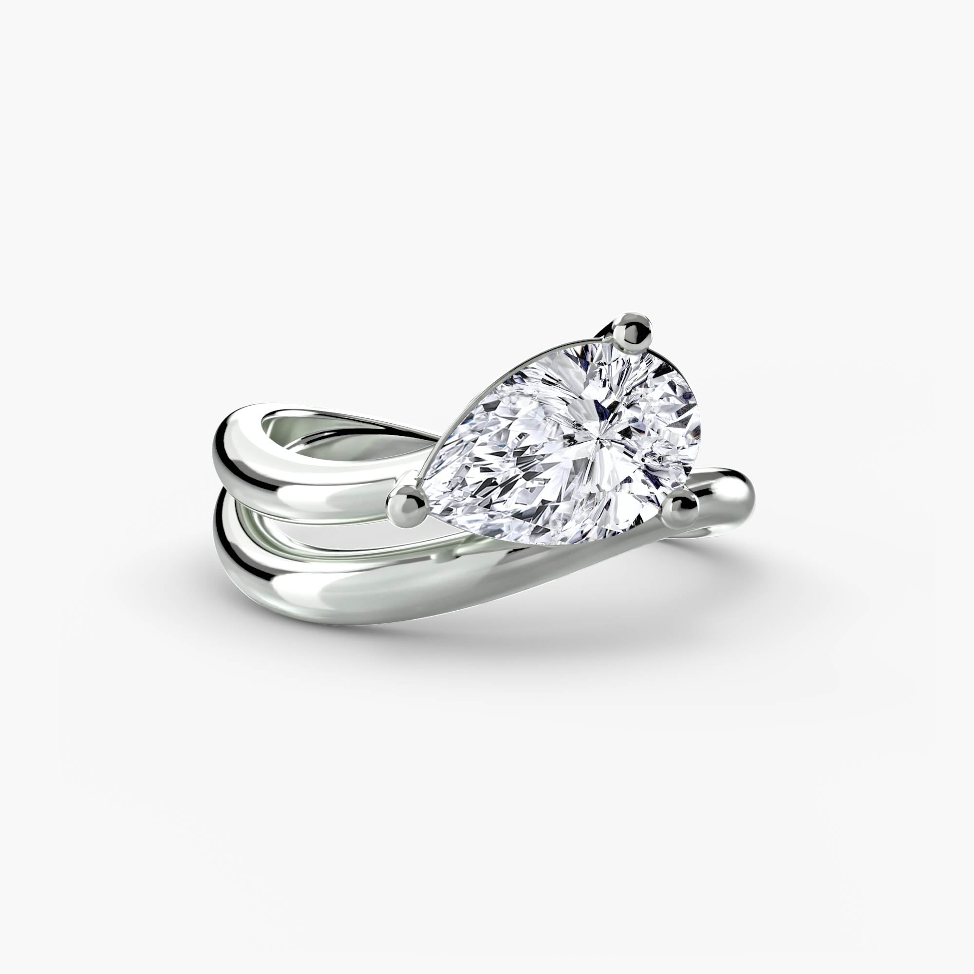 The Wave Ring, Pavé