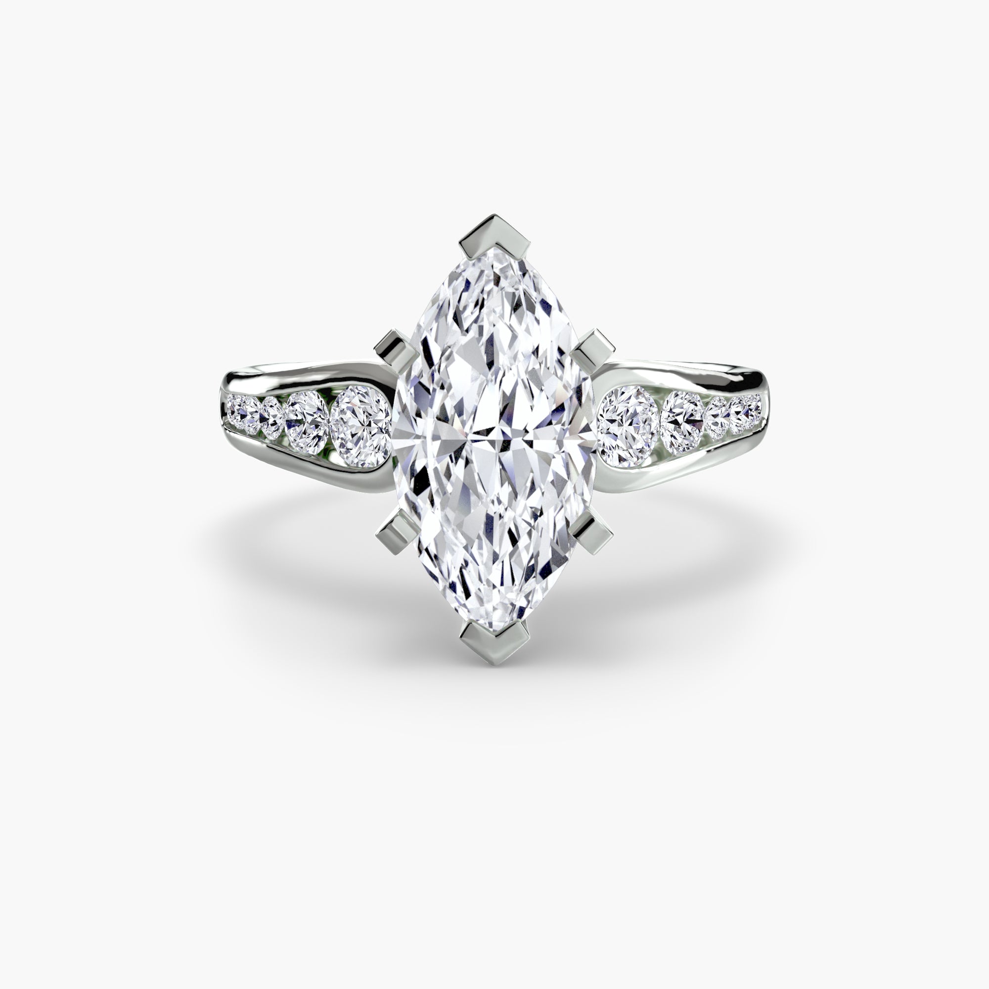 The Pavé Solitaire, Slim Band
