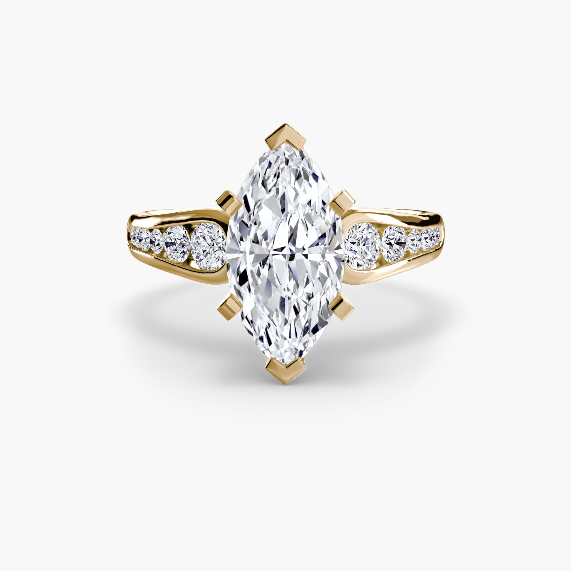 The Pavé Solitaire, Slim Band