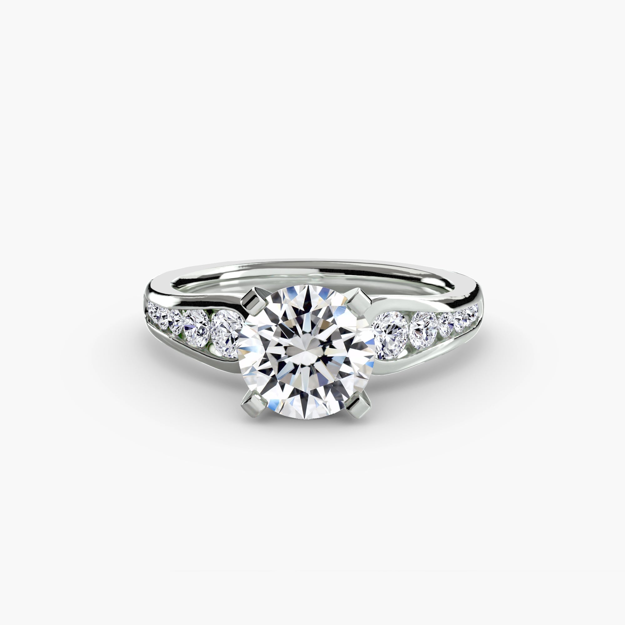 The Pavé Solitaire, Slim Band
