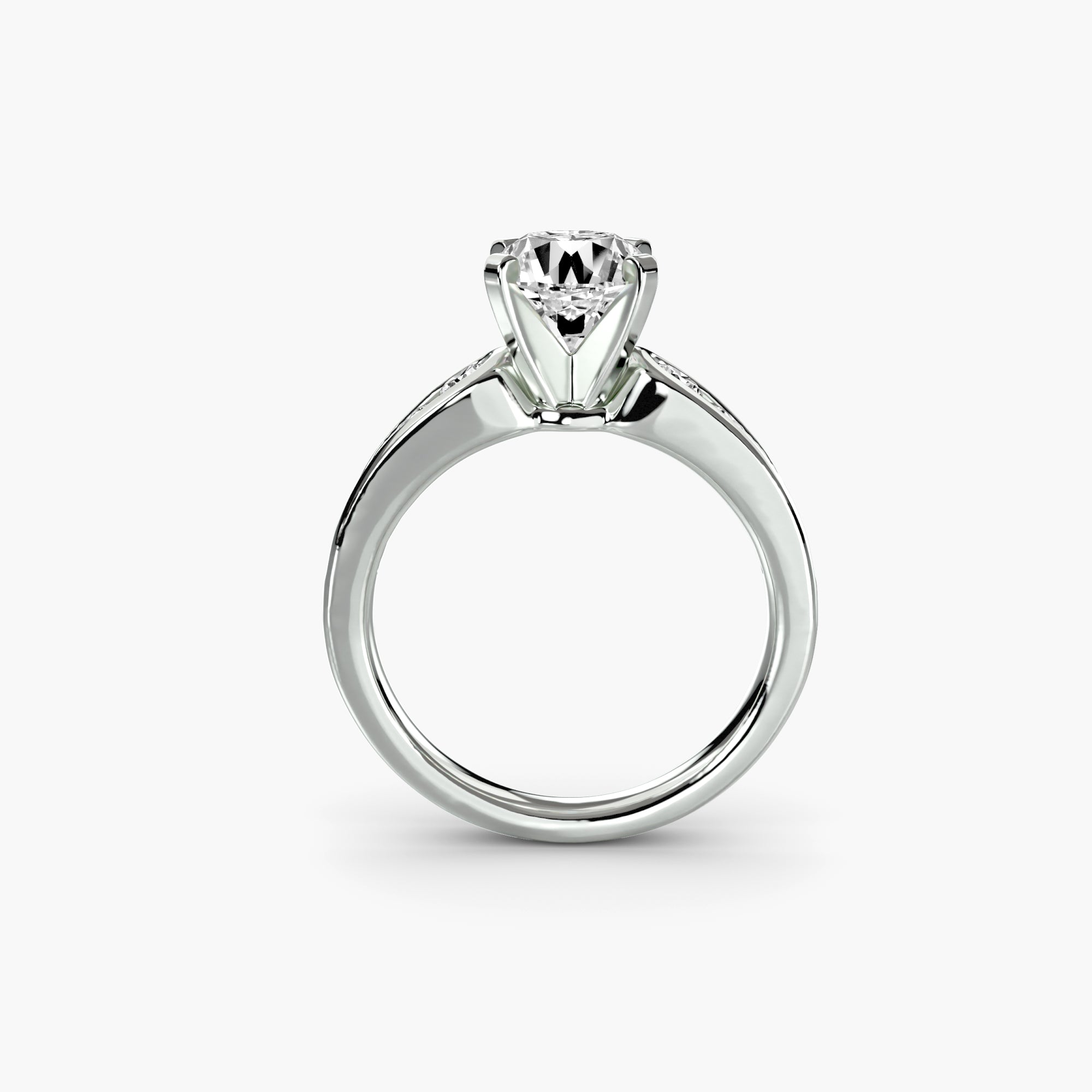 The Pavé Solitaire, Slim Band