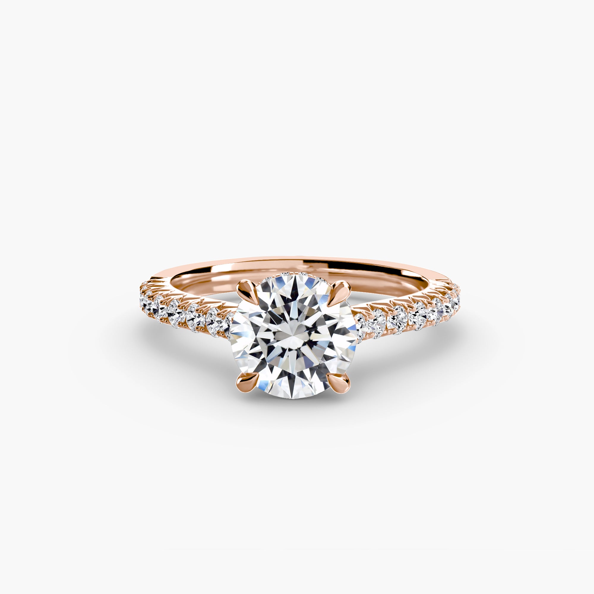 The Pavé Solitaire, Tapered