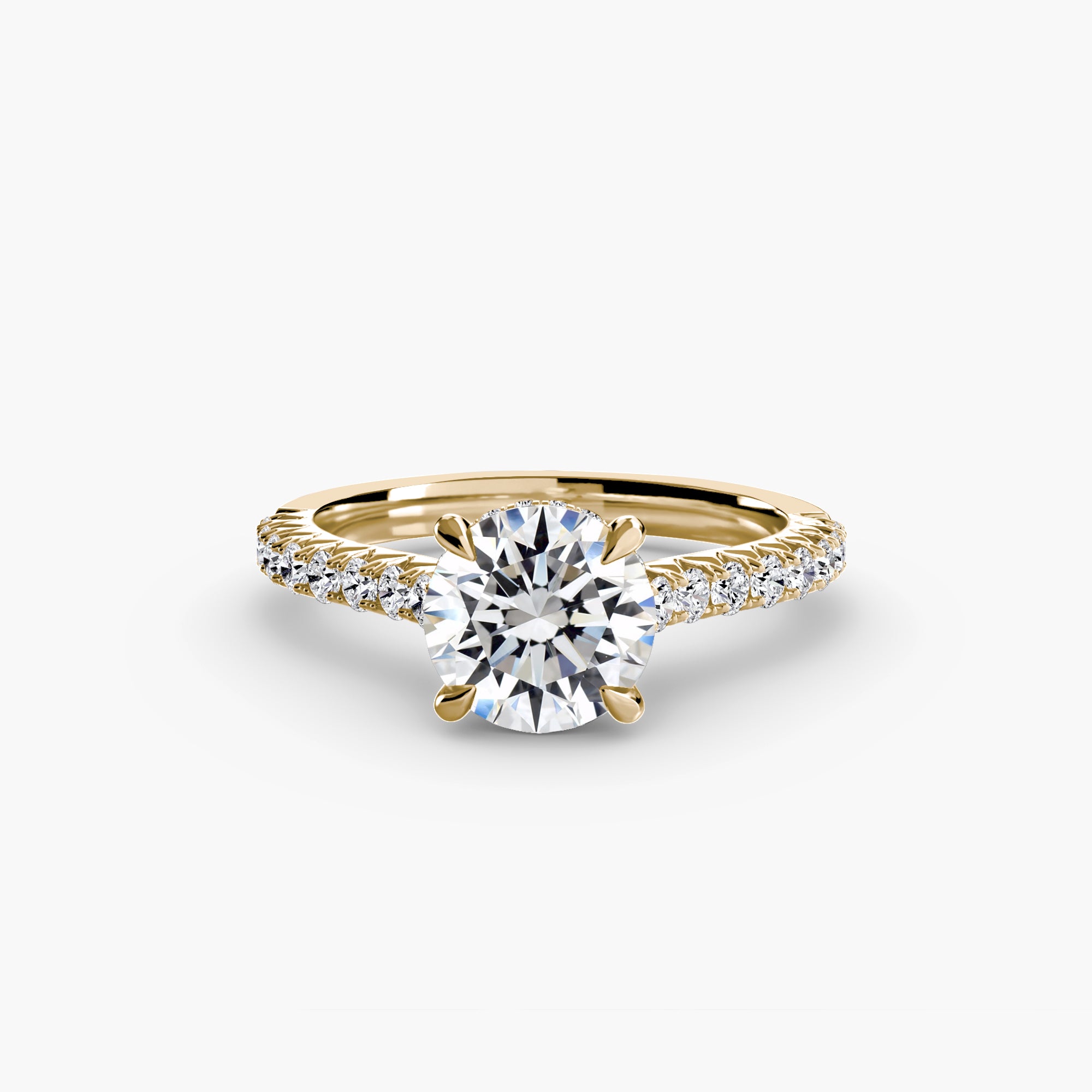 The Pavé Solitaire, Tapered