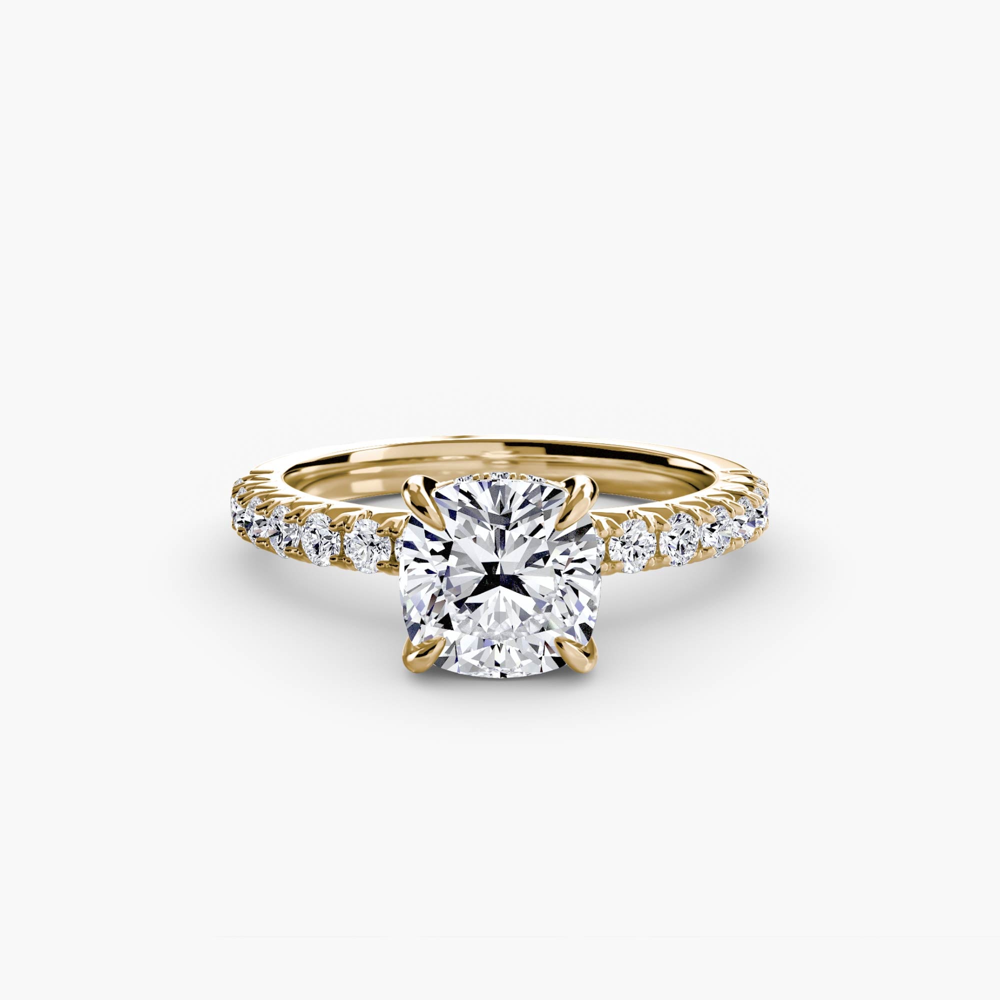 The Pavé Solitaire, Low Profile