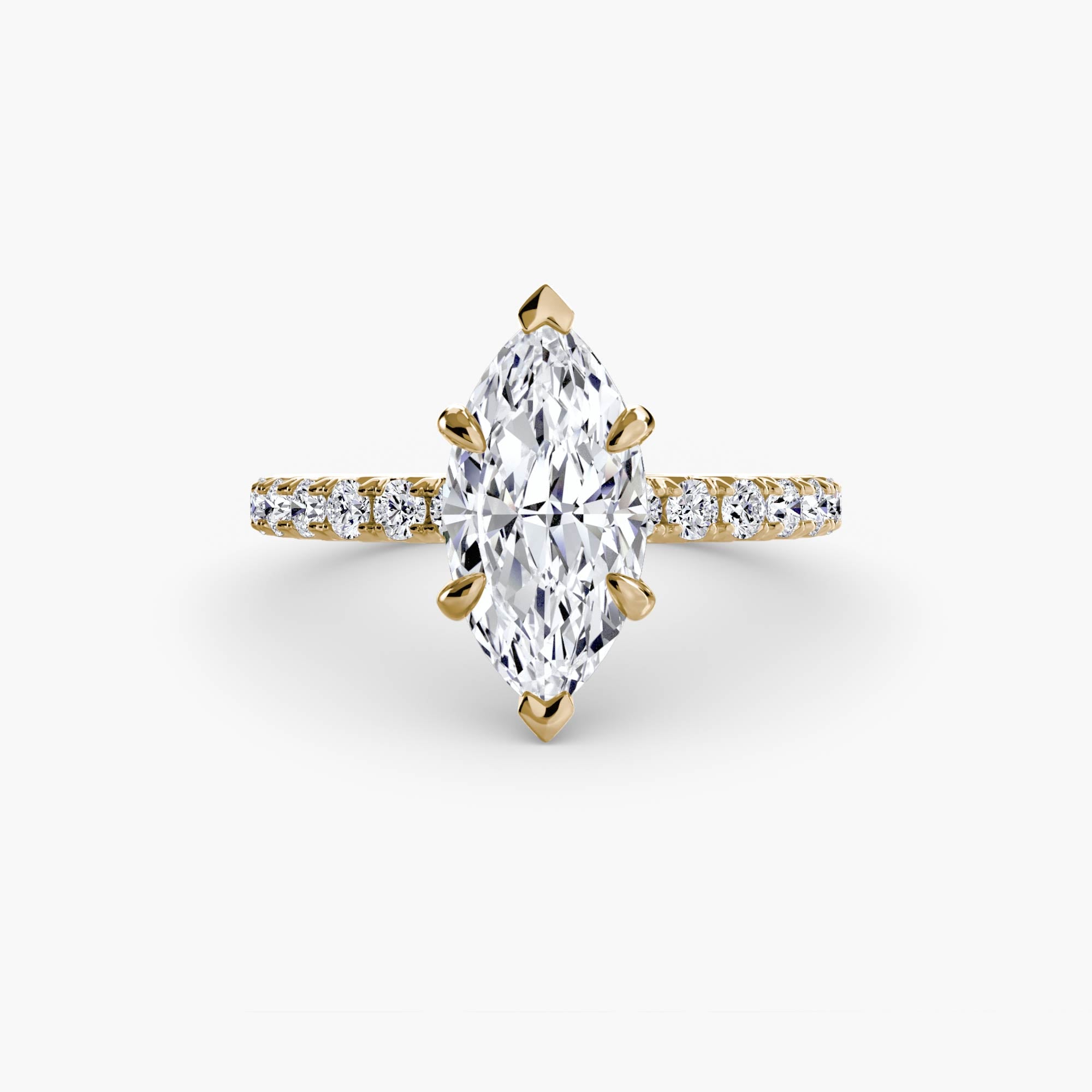 The Pavé Solitaire, Low Profile