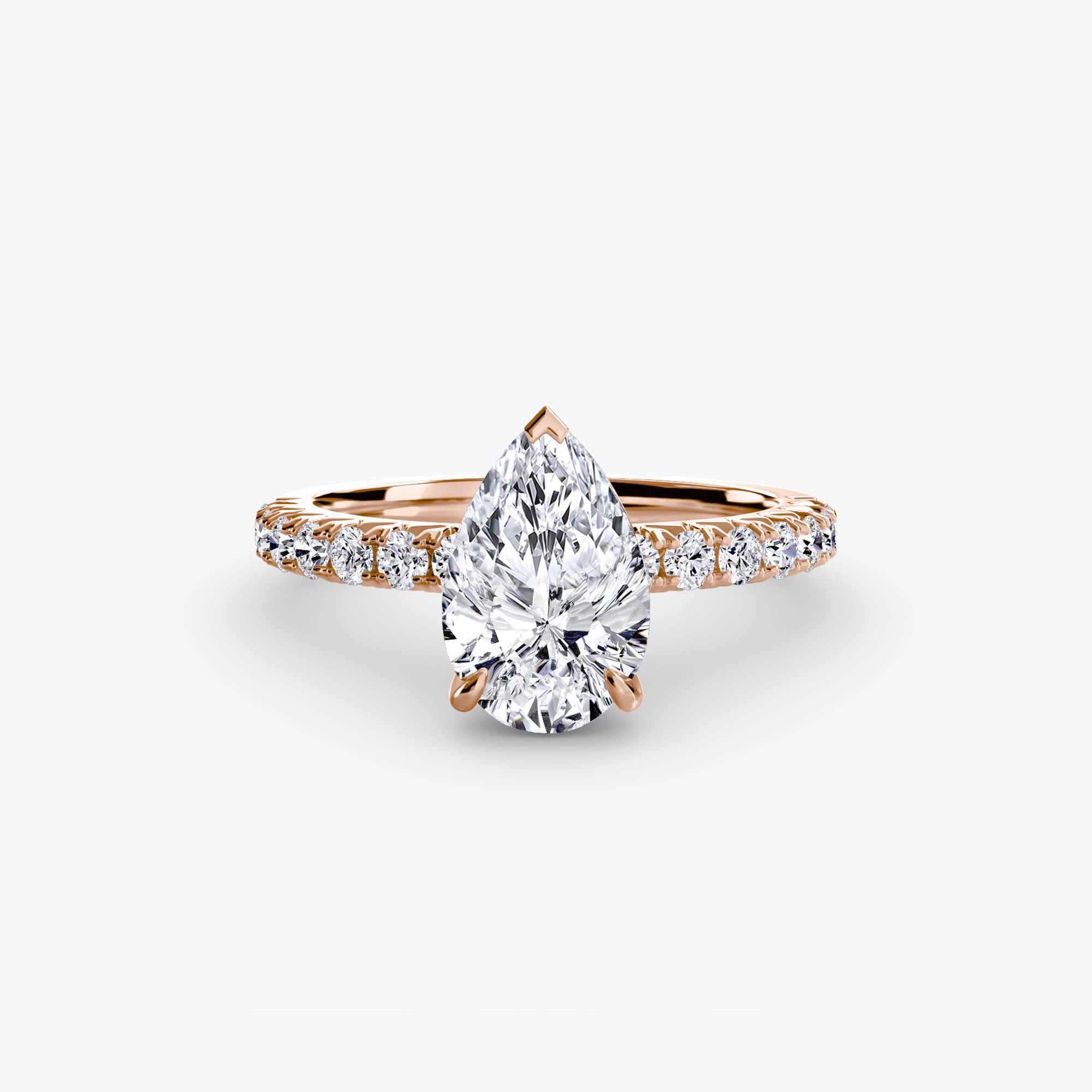 The Pavé Solitaire, Low Profile