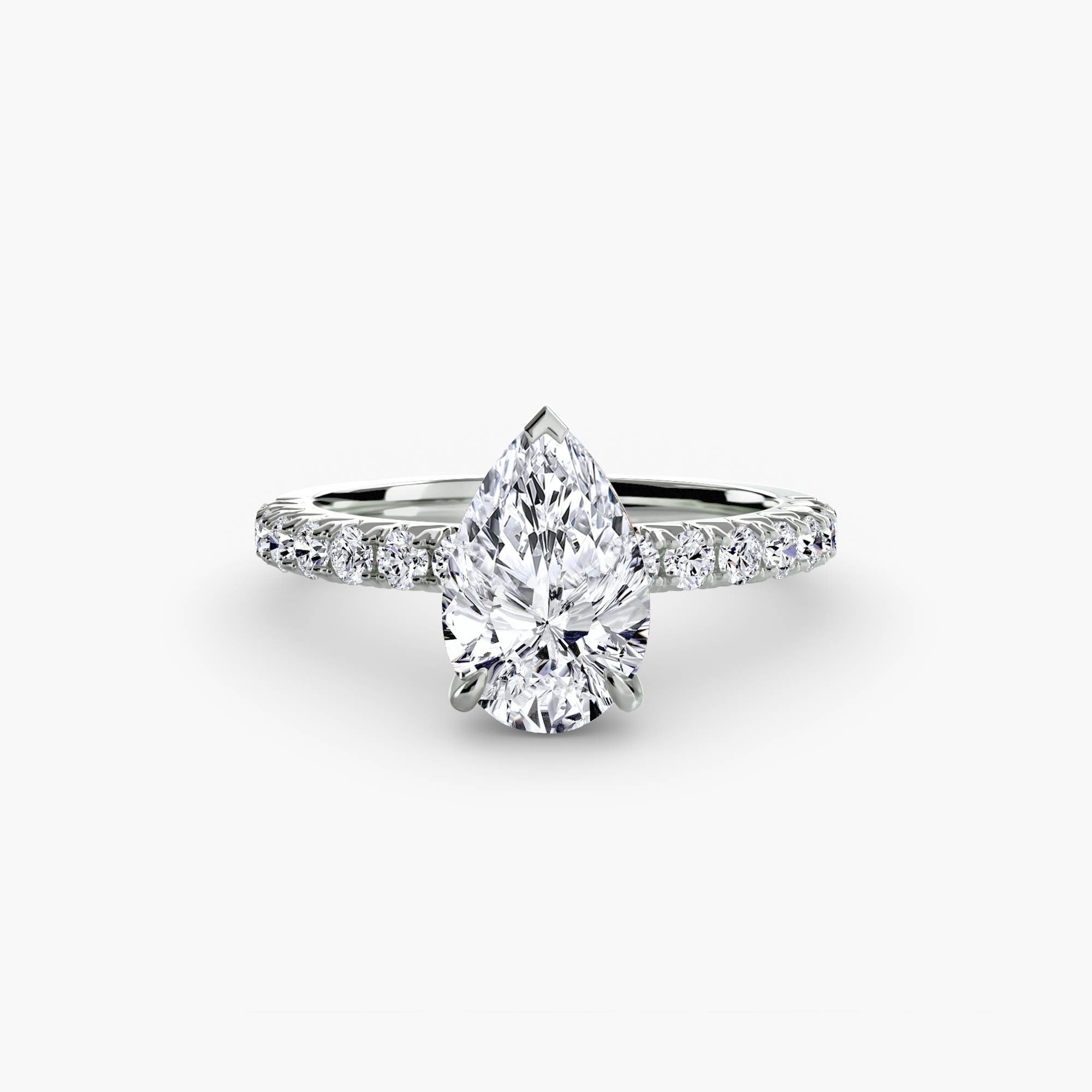 The Pavé Solitaire, Low Profile
