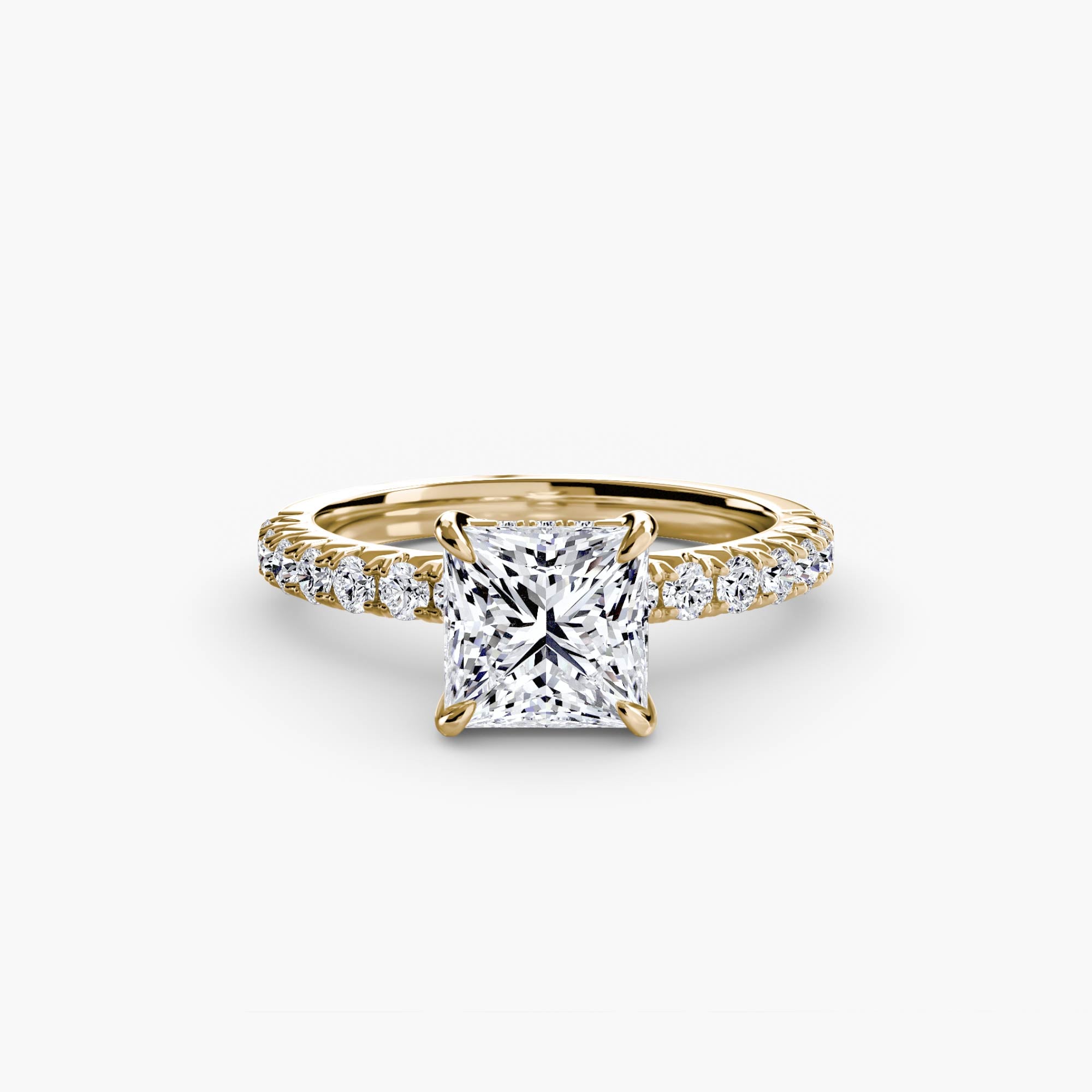 The Pavé Solitaire, Low Profile