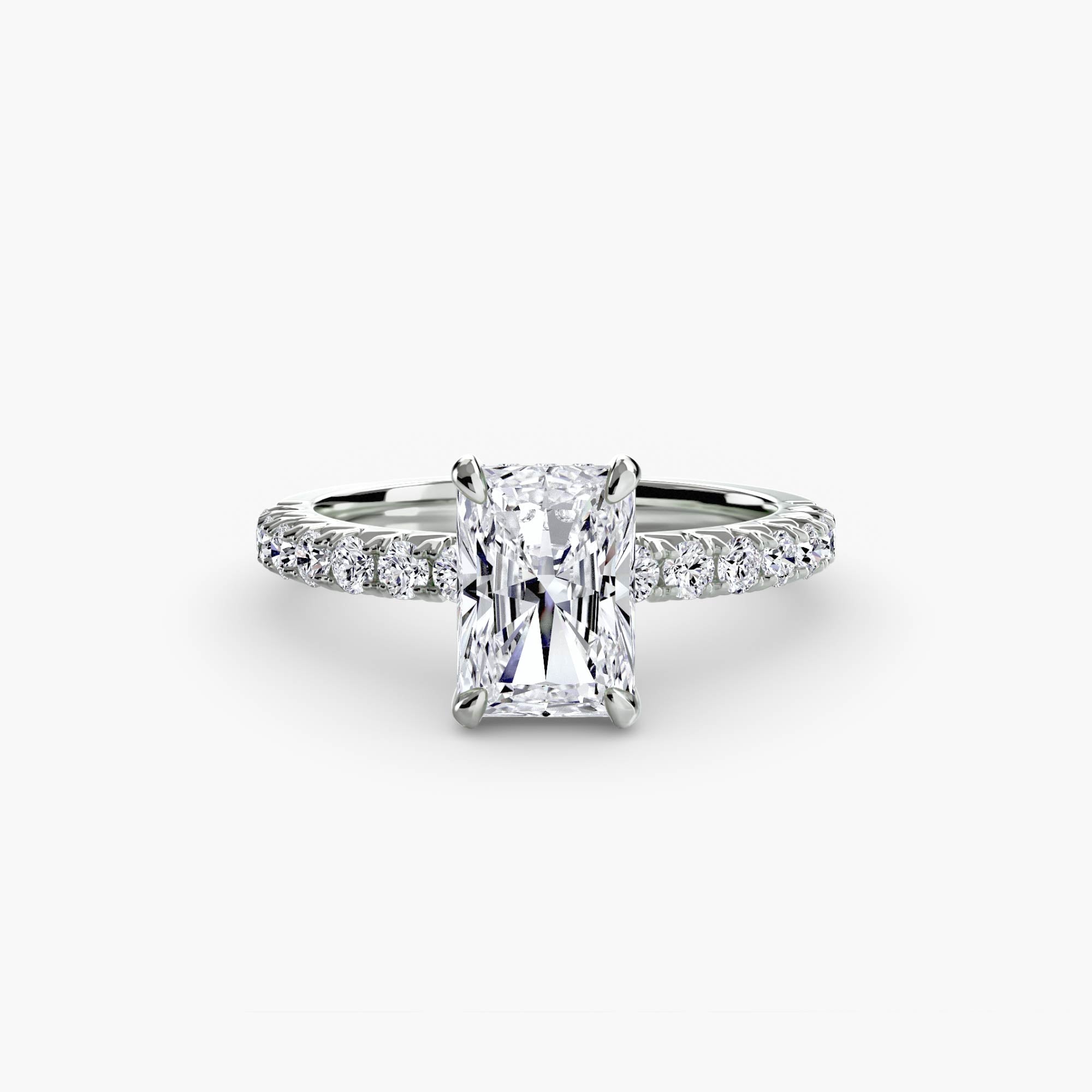 The Pavé Solitaire, Low Profile