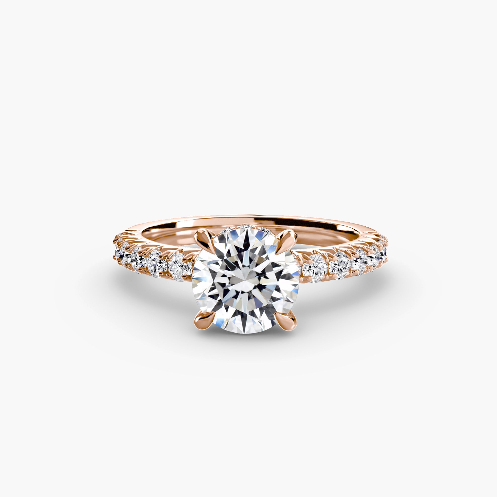 The Pavé Solitaire, Low Profile