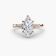 Solitaire with Shoulder Accents 2