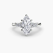 Solitaire with Shoulder Accents 2