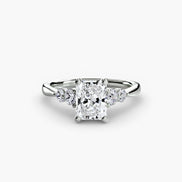 Solitaire with Shoulder Accents 2
