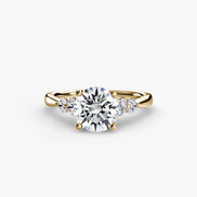 Solitaire with Shoulder Accents 2