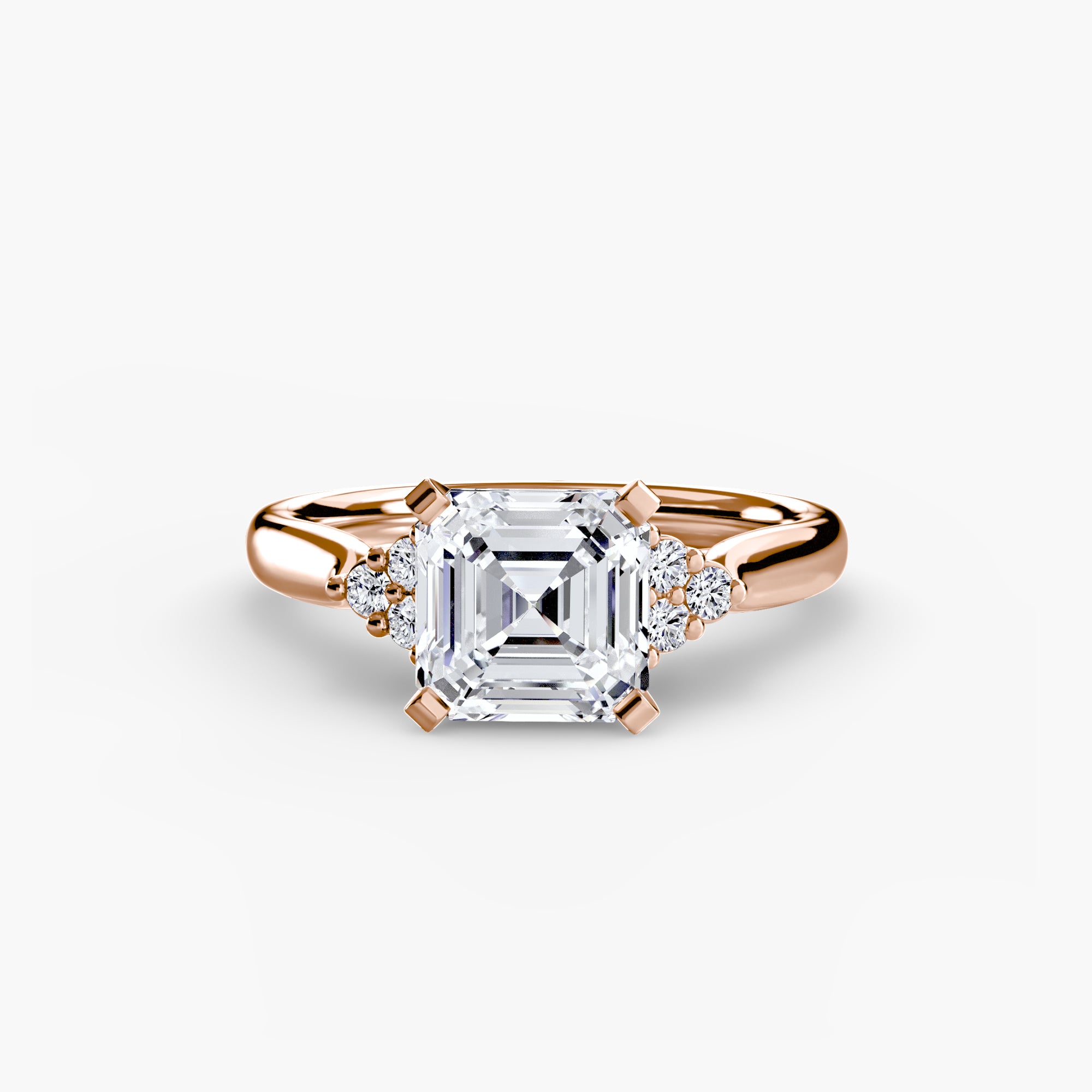 The Cluster Shoulder Solitaire, Wide