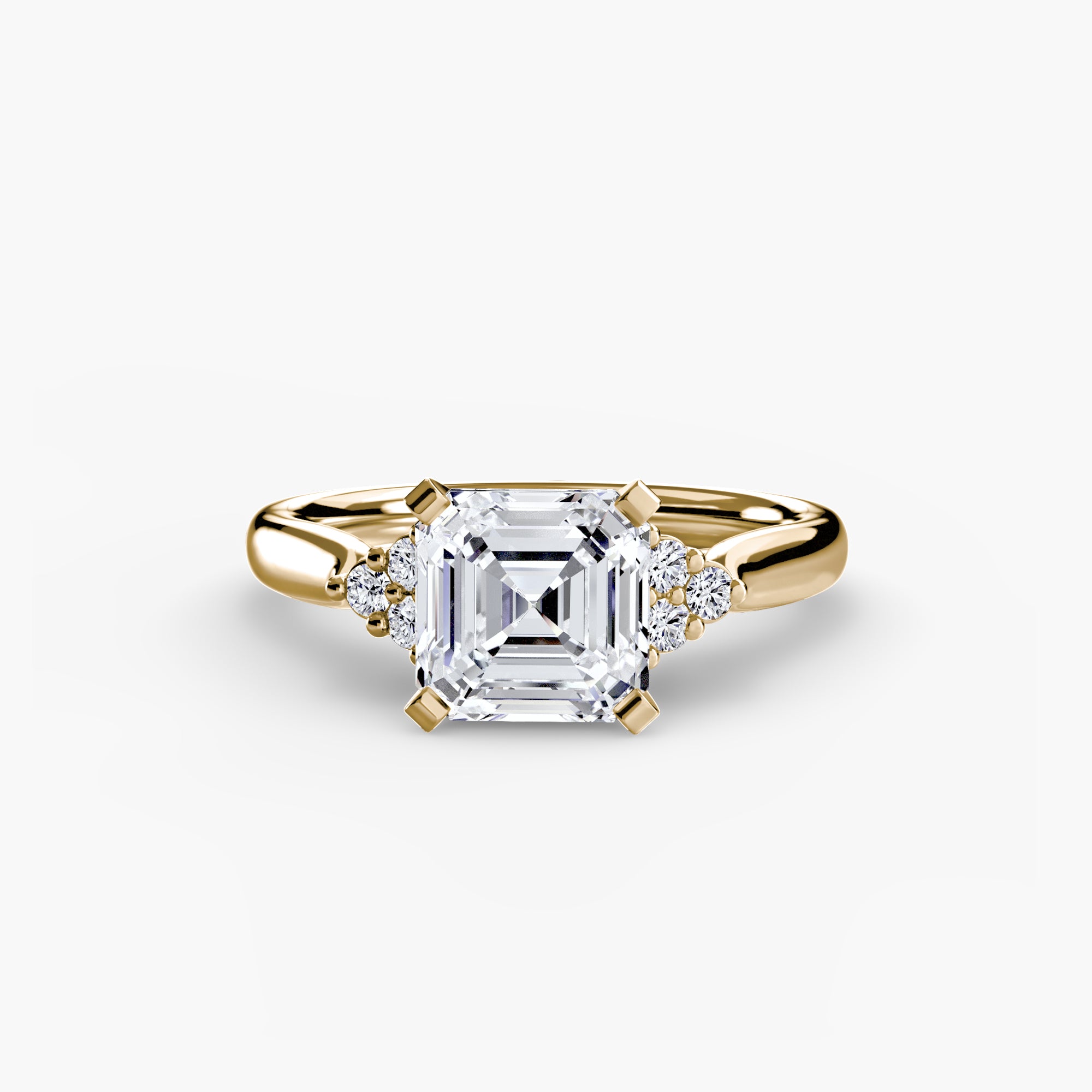 The Cluster Shoulder Solitaire, Wide
