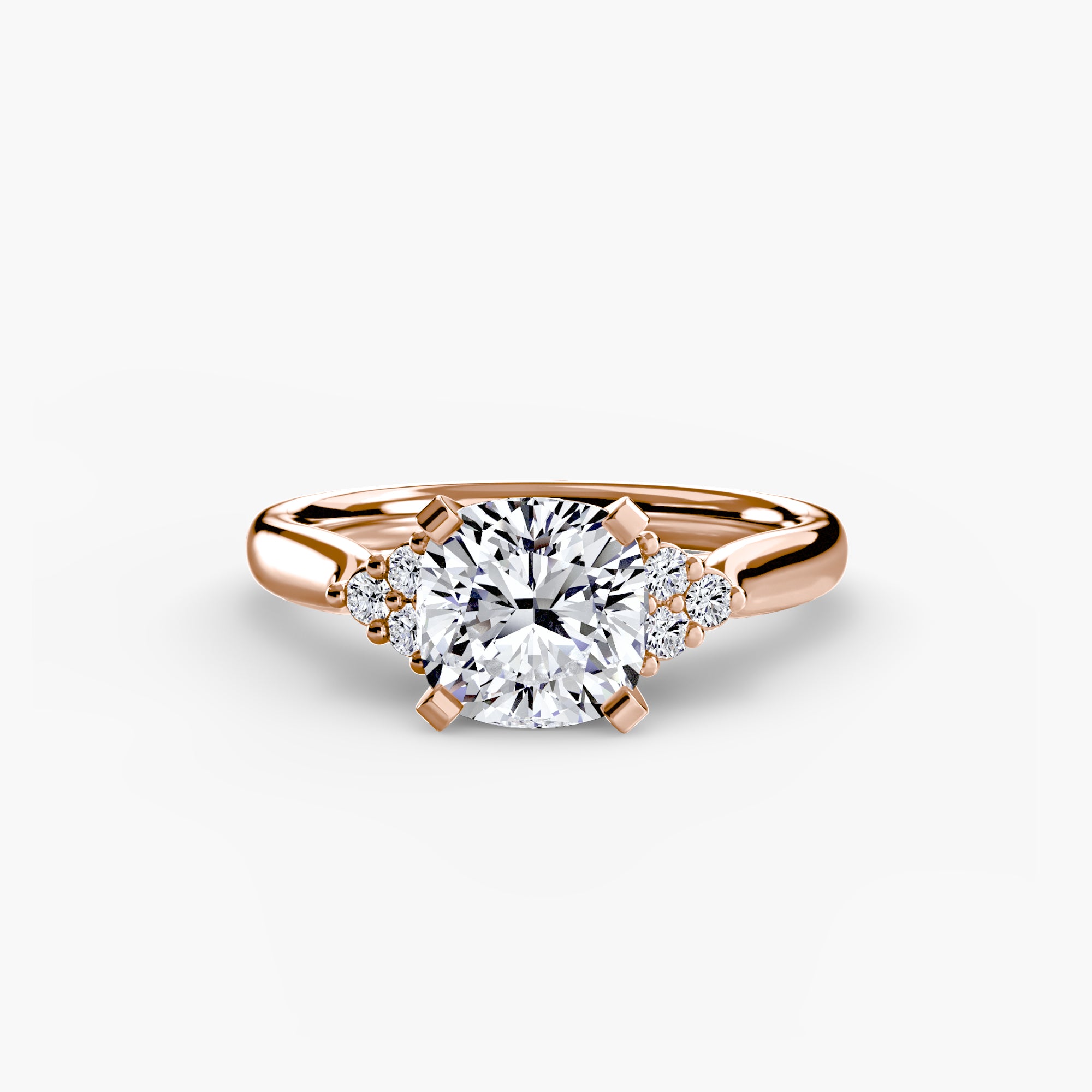 The Cluster Shoulder Solitaire, Wide