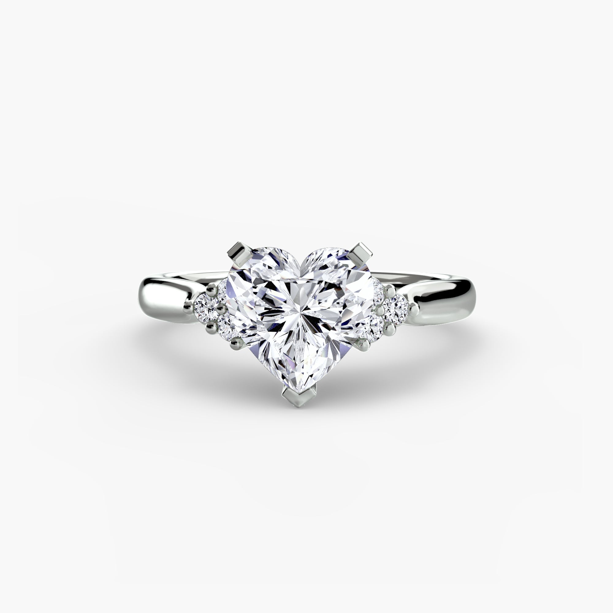 The Cluster Shoulder Solitaire, Wide