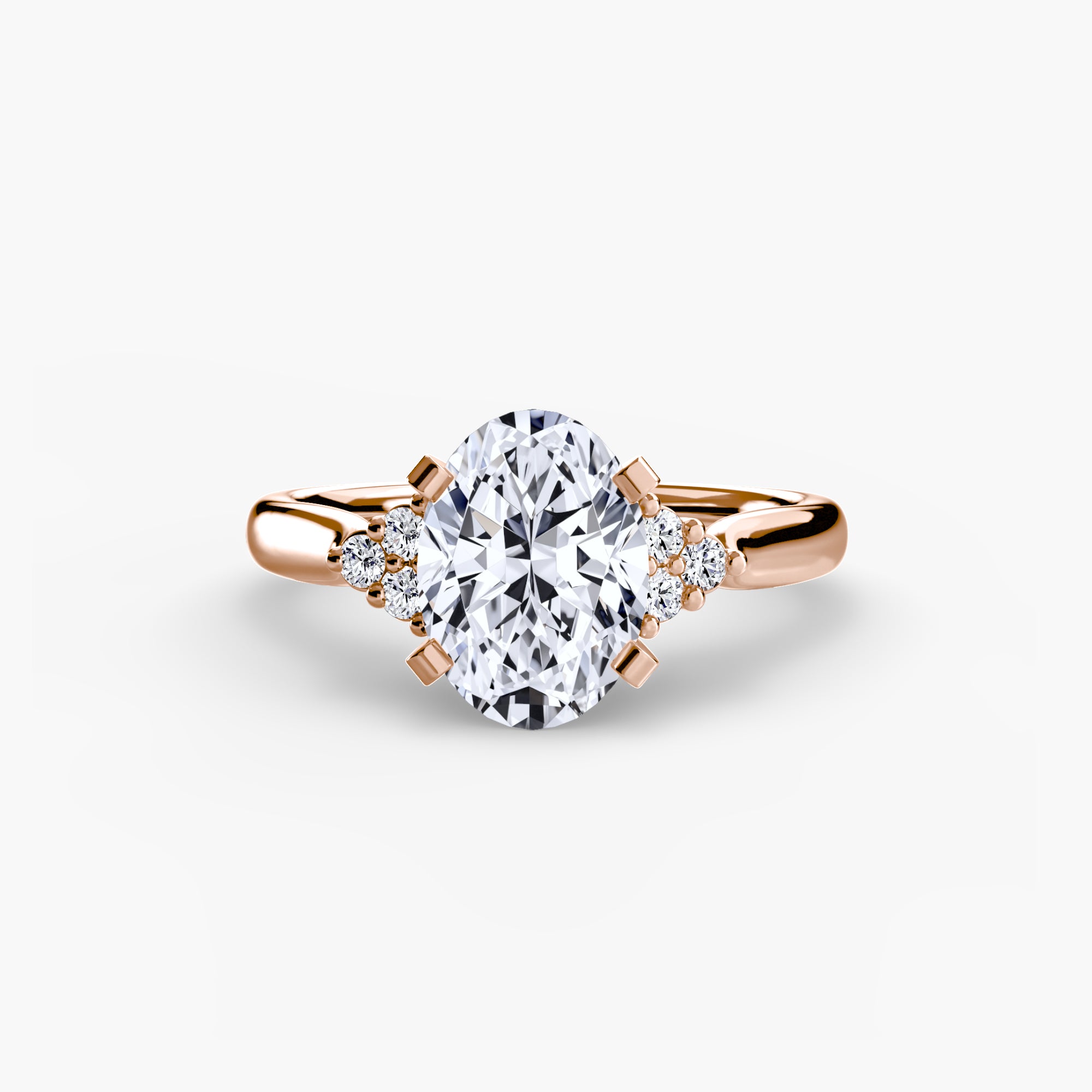 The Cluster Shoulder Solitaire, Wide