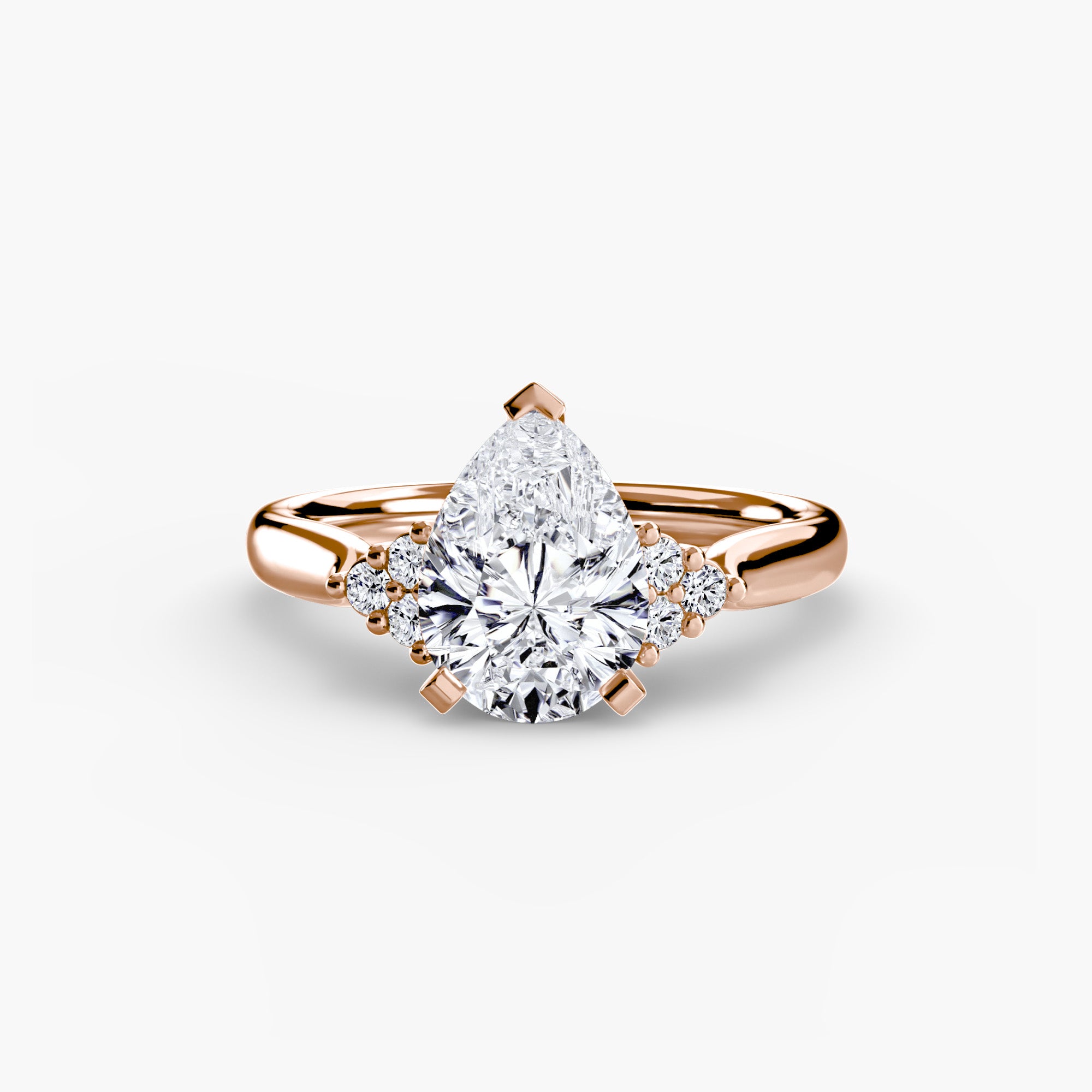 The Cluster Shoulder Solitaire, Wide