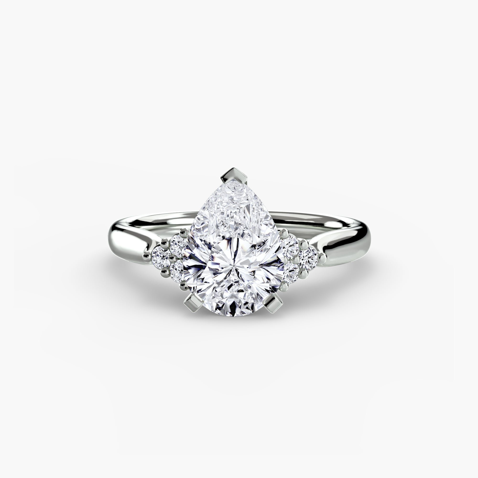 The Cluster Shoulder Solitaire, Wide