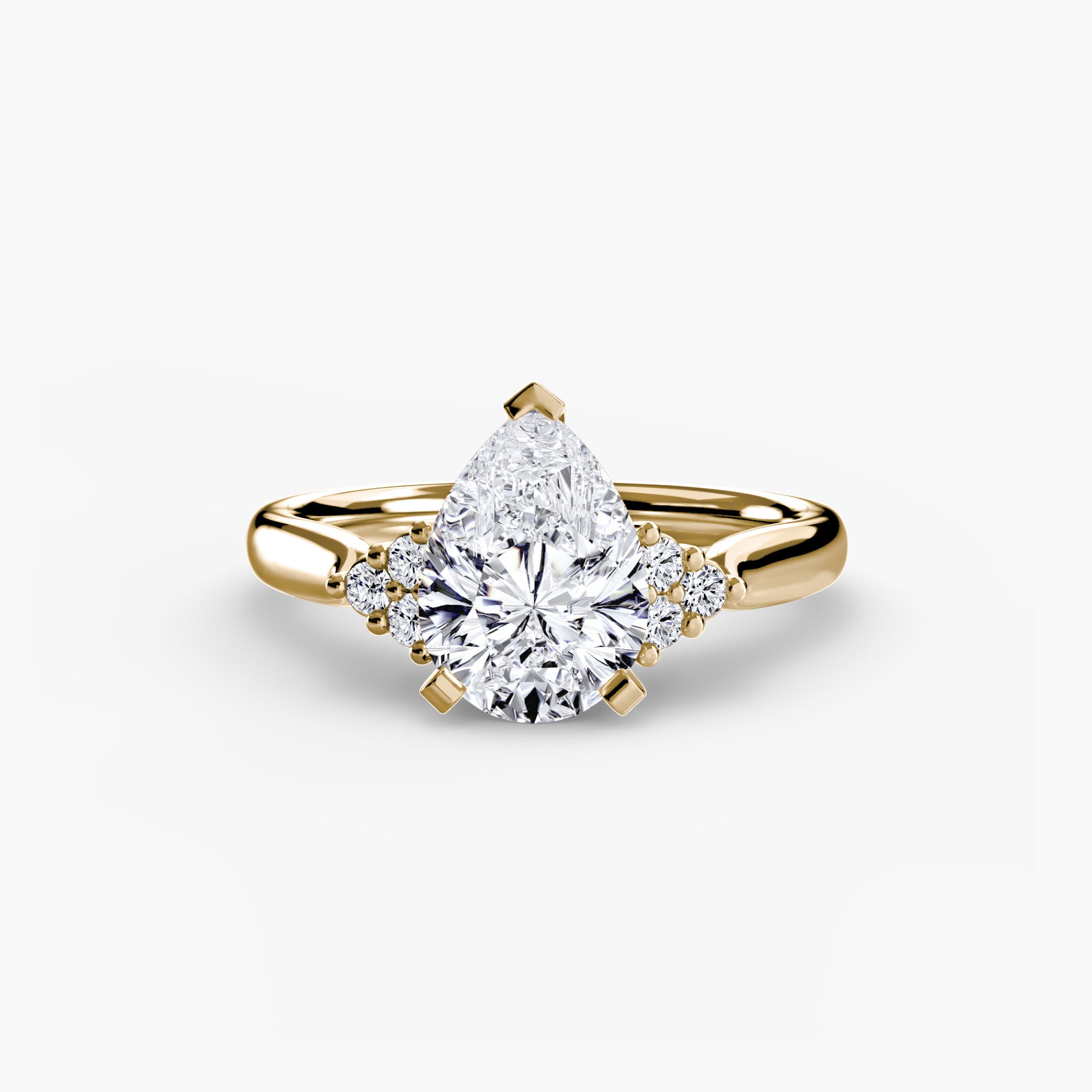 The Cluster Shoulder Solitaire, Wide