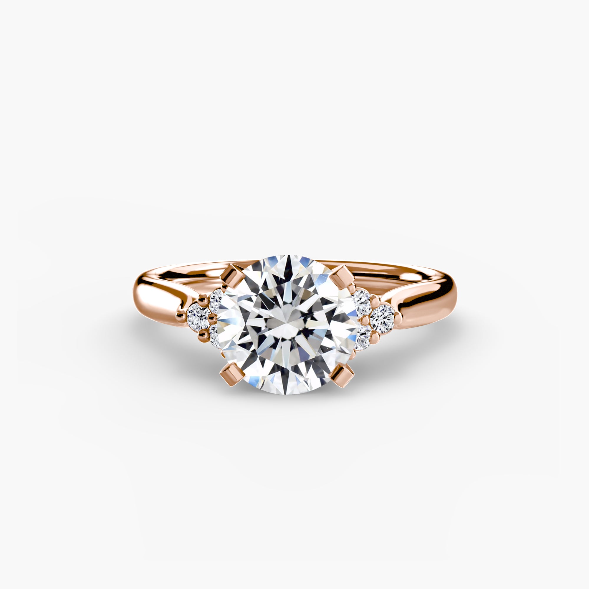 The Cluster Shoulder Solitaire, Wide