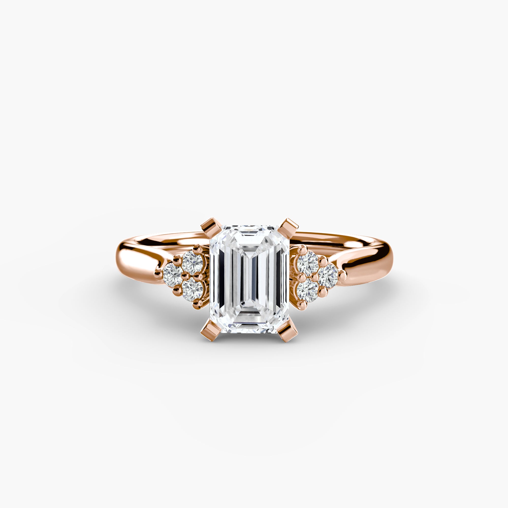 The Cluster Shoulder Solitaire, Wide