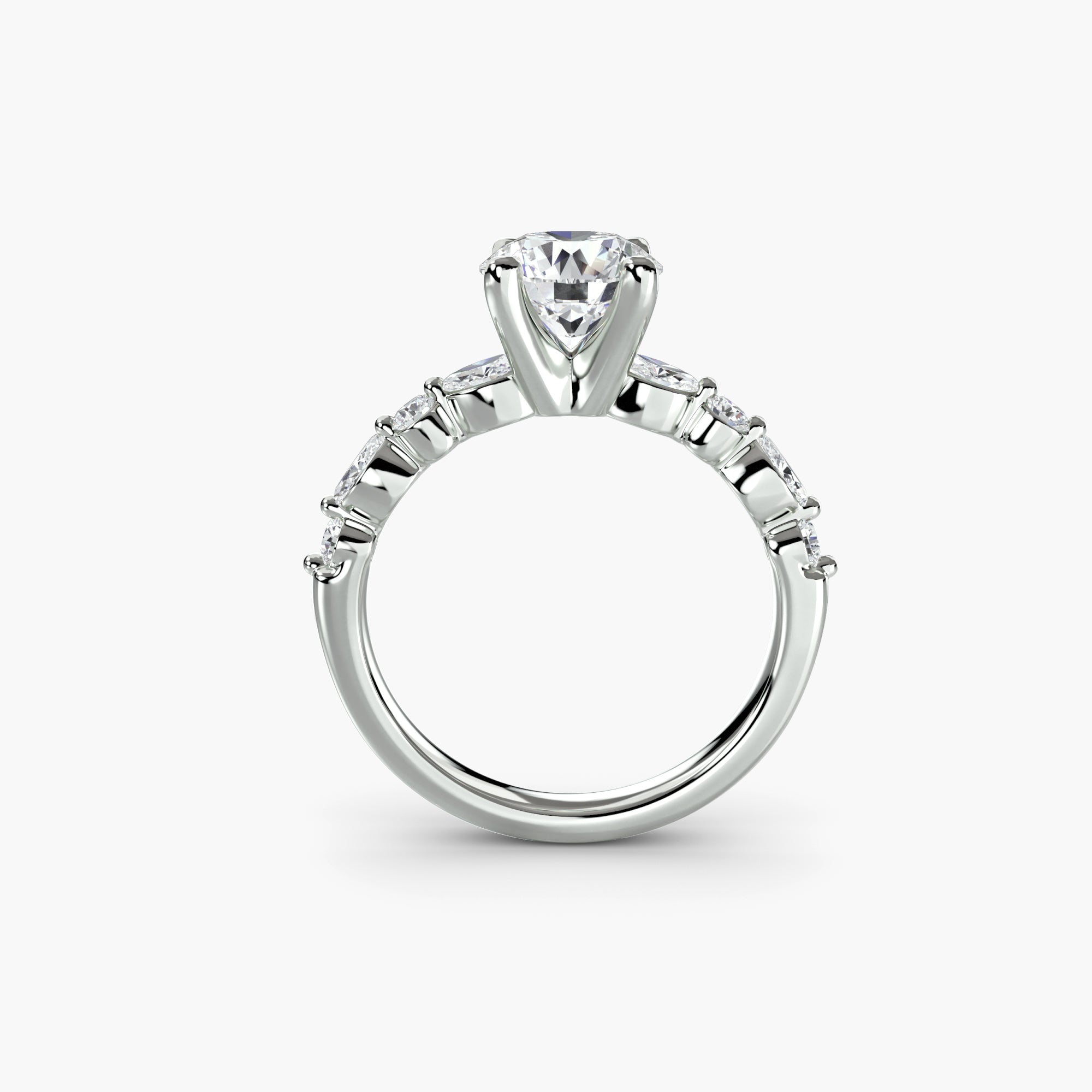 The Eternity Pavé Solitaire, Slim
